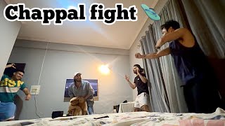 chappal fight 🩴 ftTheHarshBeniwal MohitChhikaraVlog amitommalik  Jaigo gill vlogs [upl. by Olrac]