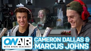 Cameron Dallas and Marcus Johns Talk Vine Success  On Air with Ryan Seacrest [upl. by Jezebel]