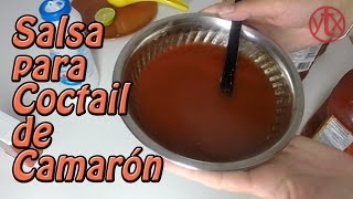 Salsa para coctail de camarón mexicano [upl. by Nussbaum]