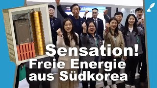 Die Freie Energie Sensation aus Südkorea  1769 Effizienz [upl. by Cummings]