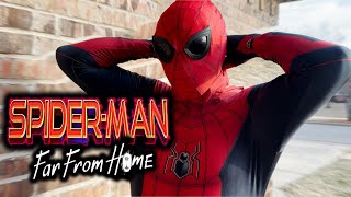 Becoming Spiderman Far from Home suit SPIDERMAN FAR FROM HOME COSTUME SpiderMan Marvel Disney [upl. by Hairu746]