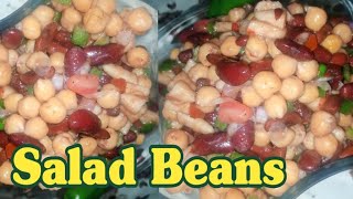 Beans salad Recipered Beans and chickpea saladRajma chaat saladweight loss salad recipe [upl. by Anitsyrhk]