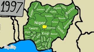 Evolution Of Nigeria States 19602025 [upl. by Fahey]