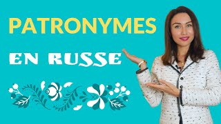 Patronyme en russe  emploi formation et histoire [upl. by Dorothi]