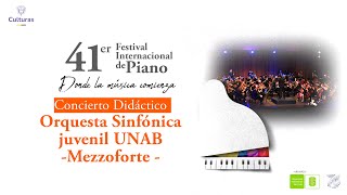 Orquesta Sinfónica Juvenil UNAB  Mezzoforte  41 FIP [upl. by Ecirtemed]