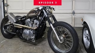 Bobber Makeover Bars Fork Boots and Levers  Lnspltblvd [upl. by Nrol]