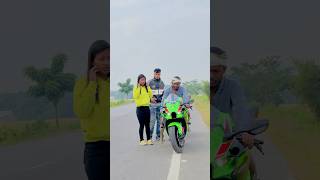 Madam desi desi na bola kar 😡🔥  Sabbir Hazari  shorts youtubeshorts zx10r [upl. by Giulia]