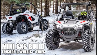 Bigger Wheels amp Tires Polaris RZR 200 Build  EP 01  Installing amp Testing Traxion Offroad Tires [upl. by Dottie]