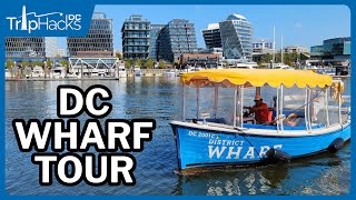 Washington DC Wharf Virtual Tour ⛵ 4K Narrated [upl. by Janek]