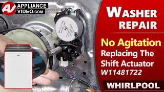 Washer not Agitating  Shift Actuator issues  Diagnostic amp Repair by Factory Technician [upl. by Conlin]