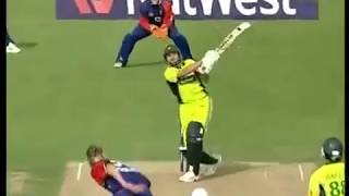 Shahid Afridi first ever T20 International innings 2006 Rare [upl. by Brighton]