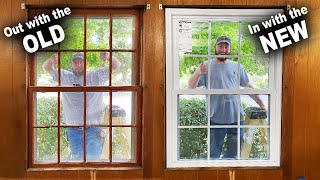 How to Install Double Hung Replacement Windows  Add Value and Energy Efficiency to Your Home [upl. by Irim]