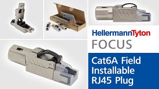 CAT6A Field Installable RJ45 Plug  MPTL [upl. by Oivaf]