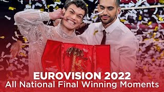 Eurovision 2022  National Finals All Winning Moments [upl. by Keller]