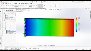 Finite Elemente Methode FEM  technische Mechanik  Solidworks Simulation [upl. by Coretta577]