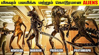 Top 9 Strongest amp Most Powerful Xenomorph Alien Types in Tamil  Savage Point [upl. by Darryn]