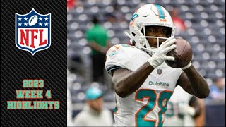 Dolphins Rookie RB De’Von Achane ALL CARRIES In Week 4  2023 Full Highlights vs Bills [upl. by Minnie]