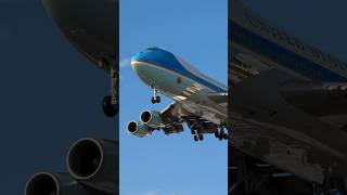 Air Force One arrives at Las Vegas LAS  USAF Boeing VC25A  29000  planespotting shorts [upl. by Till]