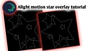 Mai dake alight motion appo Star overlayko tarigen ll Alight motion video editing [upl. by Iny]