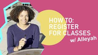 Getting Started Class Registration [upl. by Farl407]