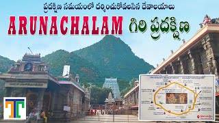 Arunachalam Giri Pradakshina Full Details In Telugu  Places To Visit During Pradakshina [upl. by Hufnagel]