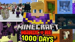 I Survived 1000 Days in Hardcore Minecraft Again FULL MOVIE [upl. by Sivolc930]