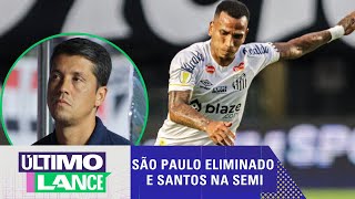 SANTOS VENCE LUSA NOS PÊNALTIS E ESTÁ NA SEMIFINAL SÃO PAULO CAI NO MORUMBI  ÚLTIMO LANCE [upl. by Sirah]