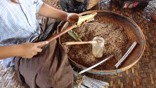 Making Cheroot Cigars on Inle Lake  အင်းလေးကန် [upl. by Loella]