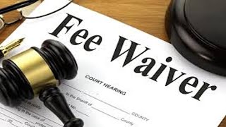 applying for fee waiver [upl. by Sinnej]