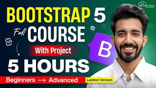 Bootstrap 5 Full Course for Beginners Website Project Included  Learn Bootstrap in 5 Hours 2024 [upl. by Iramat834]