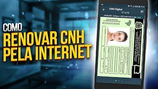 Como RENOVAR CNH pela INTERNET em 2024 PASSO A PASSO [upl. by Barnaba]