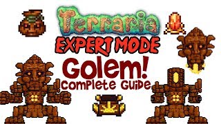 Terraria Golem Guide Expert Mode amp Normal Too Easy Kill Arena PC Console amp Mobile 12 amp 13 [upl. by Yhtnomit]