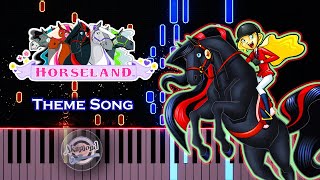 Horseland Theme Song Piano Tutorial [upl. by Assir]