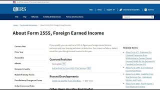 Global Income earners filing 1040 can avoid dual taxation Form 2555 foreign earned income exclusion [upl. by Elicia]