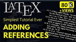 How to Generate References in LaTeX BibteX  Bibliography in LaTeX [upl. by Deni]