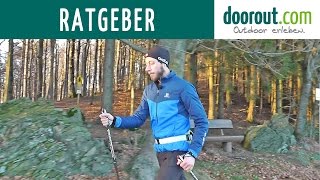 Wanderstock Ratgeber und Nordic Walking Anfängertipps  Basics [upl. by Dewitt71]