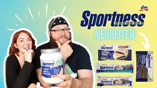 Feine FITNESS Neuheiten Haul amp TasteTest von dm Sportness  Birthday Cookie Protein Brownie amp mehr [upl. by Mochun]