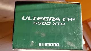 Shimano Ultegra Ci4 5500 XTC Reel Unboxing [upl. by Nehgaem394]