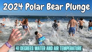 2024 Polar Bear Plunge in Rehoboth Beach  Jumping in the Ocean [upl. by Iblok335]