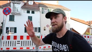 American guy in Rottenburg Germany Baden Wurttemburg am Neckar walking tour [upl. by Sima]