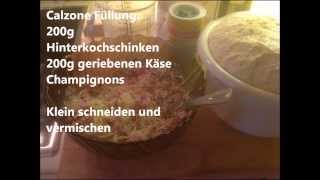 Pizza Calzone selber machen Rezept [upl. by Uphemia]