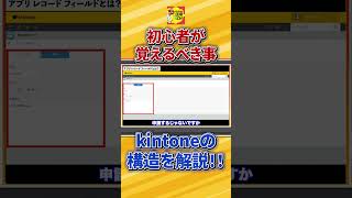 kintoneの構造を初心者向けに解説！kintoneキントーンDX業務改善ペパコミ [upl. by Frederik34]