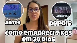 COMO EMAGRECER ATÉ 10 KGS EM 30 DIAS [upl. by Enier]