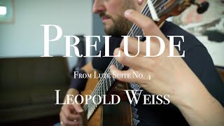 Weiss Prelude from Lute Suite No 4 Tariq Harb guitar [upl. by Nosyrb555]