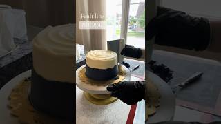 Fault line cake tutorial caketutorial caketrends customizedcakes tutorial faultlinetutorial [upl. by Eirallam]