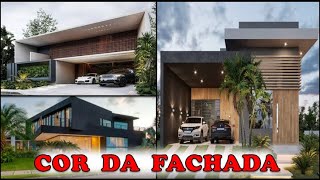 COMO ESCOLHER A COR DA FACHADA DA CASA I FACHADA PARA CASAS MODERNAS [upl. by Ainosal]