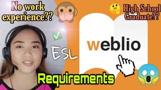 WEBLIO‼️ ONLINE ESL JOB ACCEPTING HIGH SCHOOL GRADUATES‼️ NO EXPERIENCE REQUIRED 😲 [upl. by Buxton]