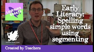 6 Spelling simple words using segmenting [upl. by Aihsenot]