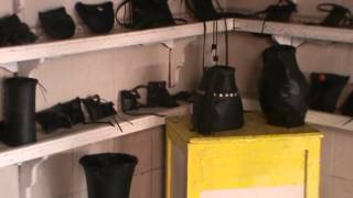 Leather shop in Marrakech souks [upl. by Egwin]