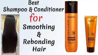 Matrix Opticare smooth straight shampoo amp conditioner  honest review [upl. by Muirhead]